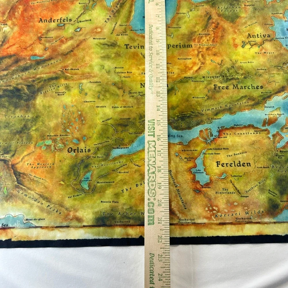 Dragon Age Inquisition Inquisitor's Edition Cloth Map of Thedas